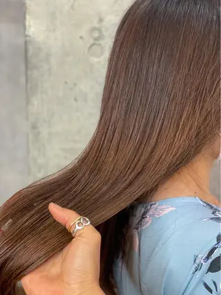 ロング カラー 【雰囲気ﾍｱ☺︎】 岩井隼人のヘアスタイル