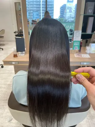 ロング パーマ 加藤 未歩のヘアスタイル