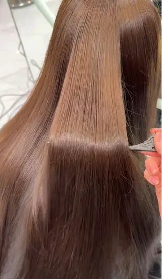 ロング カラー ヘアアレンジ RioN/網紅ヘア 🩶透明感艶カラーのヘアスタイル