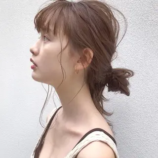 セミロング カラー マンツーマン半個室 tamuraのヘアスタイル