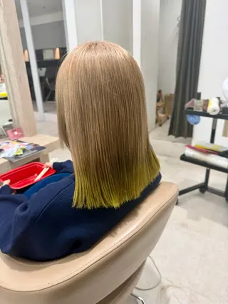 ロング カラー EARTH菊名店👾 ひらのすぐるのヘアスタイル