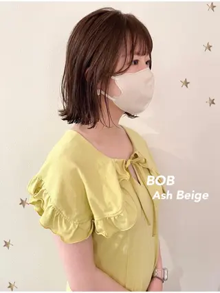 ショート カラー 市川 千夏のヘアスタイル