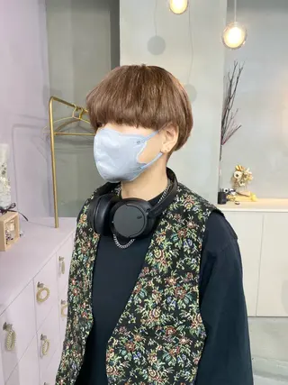 ショート カラー 前橋 姫奈のヘアスタイル