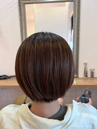 ショート カラー 🐰ハイトーンカラー 畠山　渡🐰のヘアスタイル