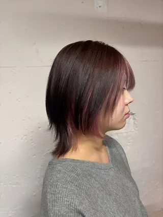 ミディアム カラー 🩵似合わせカット SEIRA🩵のヘアスタイル