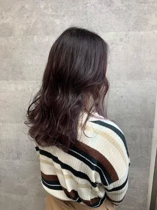 ミディアム カラー 今野 美栄のヘアスタイル