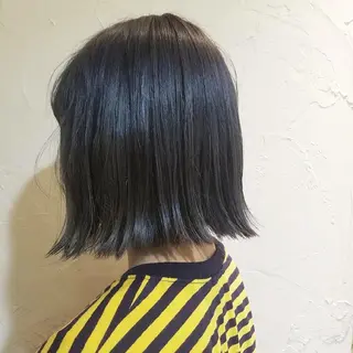 カラー 🙃 透明感カラー/ボブのヘアスタイル