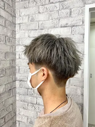ショート カラー パーマ ヘアアレンジ メンズ キッズ ネイル マツエク・マツパ アイブロウ 🔥漢髪特化メンズ マネージャーYUKIのヘアスタイル