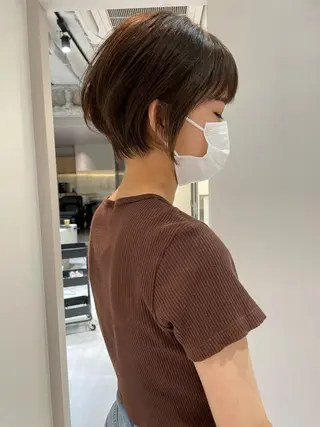 ショート カラー 立川✨ブリーチ/ ケアブリーチ✨のヘアスタイル