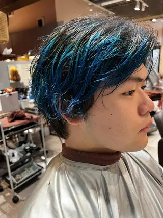 ミディアム モテ髪🌈細矢 森平のヘアスタイル