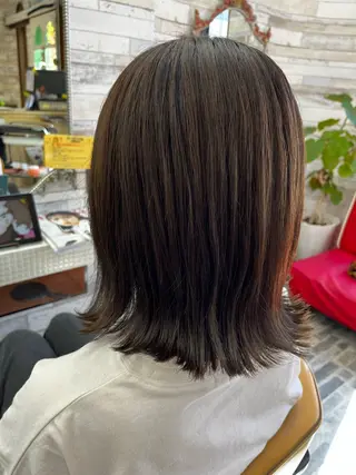 ミディアム カラー 大坪 拓斗のヘアスタイル