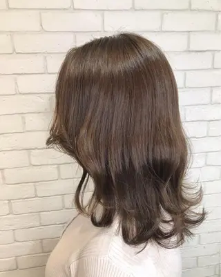 ミディアム カラーアンドケアリタ kitamuuuのヘアスタイル
