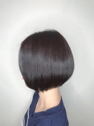 ショート インナーカラー/ ストレート/奥野洸也のヘアスタイル