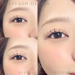 マツエク・マツパ MicoNoa Asamiのマツエク・マツパデザイン