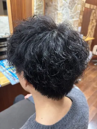 パーマ メンズ よしかわ あいか/京都美容室のヘアスタイル