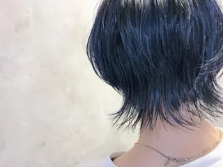 ショート カラー レイヤー/ウルフ/ ハッシュカット/そらのヘアスタイル
