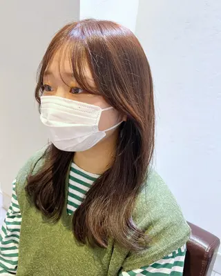 セミロング カラー 韓国ヘア×髪質改善 /yoshikaのヘアスタイル