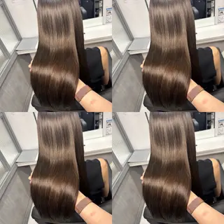 ロング カラー 艶髪×透明感カラー りこのヘアスタイル