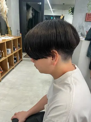 パーマ メンズ 鶴井 美空のヘアスタイル