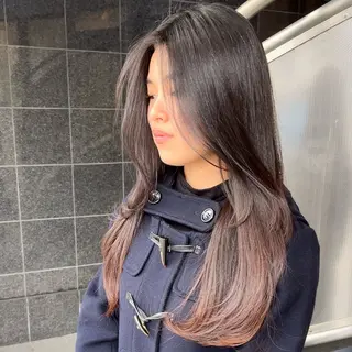 ロング calna 古賀 菜摘のヘアスタイル