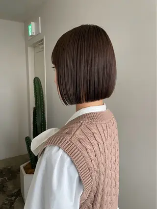 ショート ボブ/レイヤー ナカミネアキナのヘアスタイル
