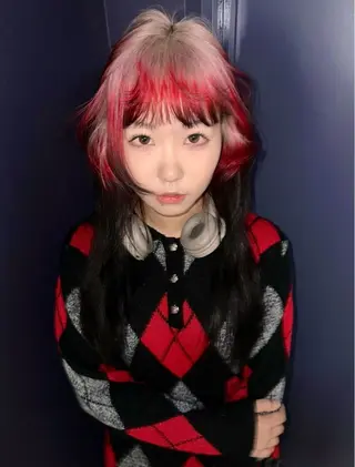カラー airi໒꒱·ﾟ /デザインカラーのヘアスタイル
