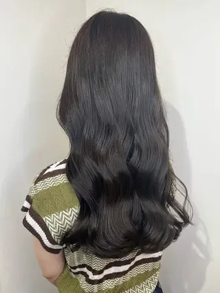 ロング ハイライト✖️ 暗髪🤎Nahoのヘアスタイル