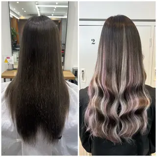 ロング カラー ショート/ウルフ カットモデル募集のヘアスタイル