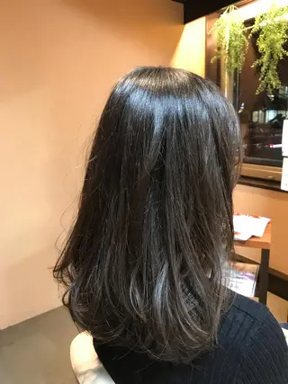 ミディアム ❣️大人色気レイヤー 美髪縮毛 金山❣️のヘアスタイル