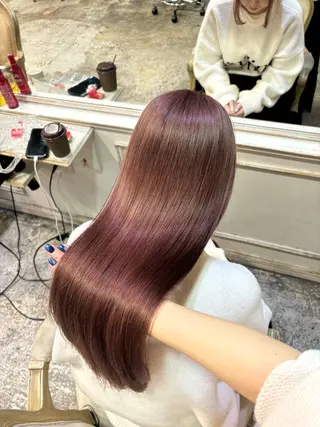 ロング 柔らかベージュ 🤎YUKAのヘアスタイル