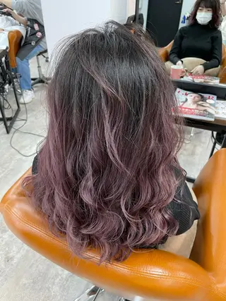 ロング カラー 須佐 勝也のヘアスタイル