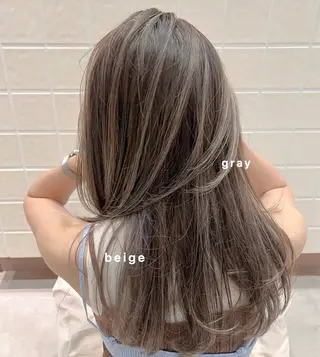 カラー ハイトーン／暖色 👩🏼HONOKAのヘアスタイル