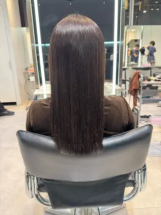 ロング カラー 人見知りさんでも安心 奥田 里佳子のヘアスタイル