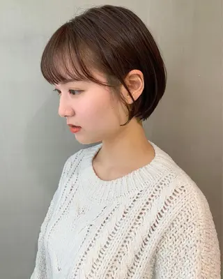 ショート カラー ウルフレイヤーカット /チヒロのヘアスタイル