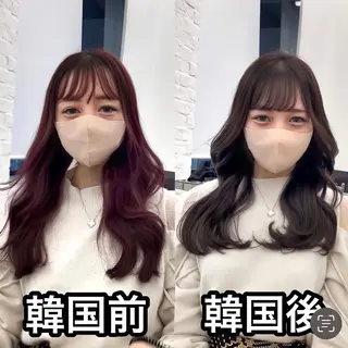 セミロング カラー パーマ ヘアアレンジ メンズ 韓国ヘア×2way 🇰🇷和知拓郎のヘアスタイル