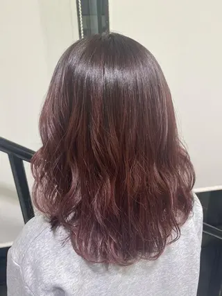 セミロング カラー ヘアアレンジ TSUNA 🌙 Lim 五反田のマツエク・マツパデザイン