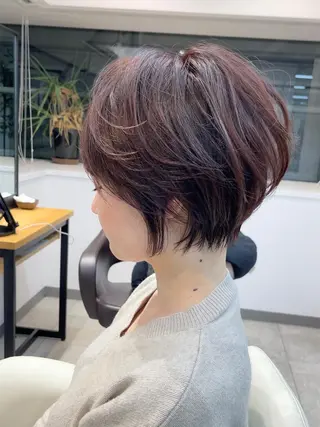 ショート 韓国風レイヤー ショート/犬塚 優介のヘアスタイル