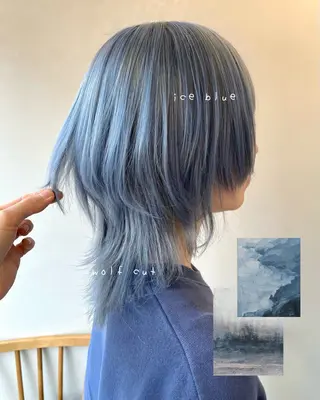 ミディアム カラー 武田 清久のヘアスタイル