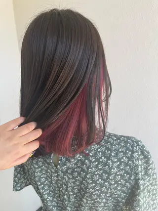 ミディアム 田中  愛のヘアスタイル