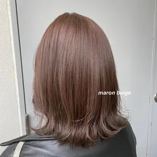 ロング カラー レイヤーカット 韓国ヘアayameのヘアスタイル