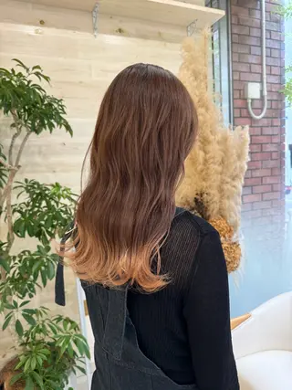 セミロング カラー Seeknext // Rukaのヘアスタイル