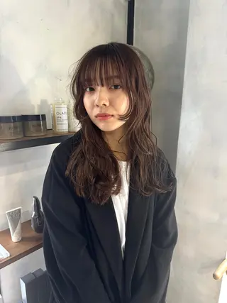 ロング 加藤 悠真のヘアスタイル