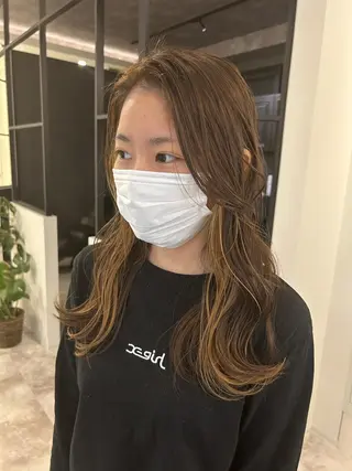 カラー 河野いずみ レイヤー/ボブ 🤍のヘアスタイル