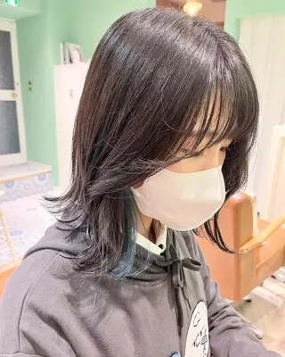 ミディアム カラー 髪質改善☆ 縮毛矯正miyuのヘアスタイル