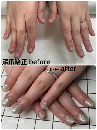 ネイル nail salon petillantのネイルデザイン
