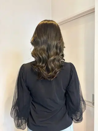 セミロング 原口 圭織のヘアスタイル