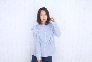 ミディアム カラー noa ノアのヘアスタイル