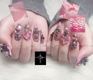 ロング 28ネイルㅤㅤㅤㅤ ことはのネイルデザイン