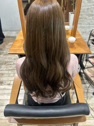 ロング ここな Un amiのヘアスタイル
