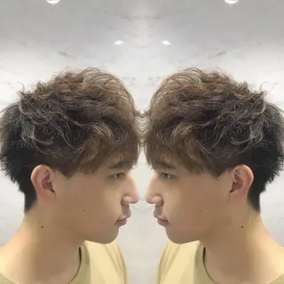 ショート カラー メンズ 重政 和樹のヘアスタイル